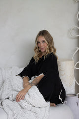 Elodie Knit Set in Black