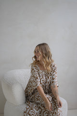 Lux Muu Muu in Artifact Caramel