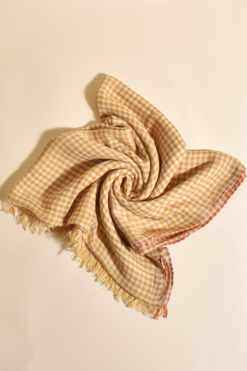 Lightweight Gingham scarf