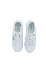 Cass Leather Sneakers - White