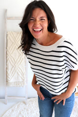 Evelyn Stripe Knit Top