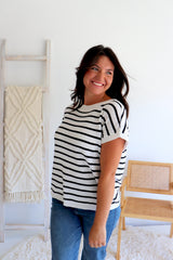 Evelyn Stripe Knit Top