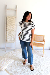 Evelyn Stripe Knit Top