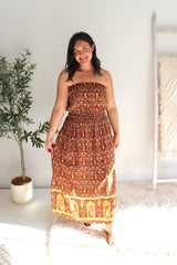 Daytripper Tube Maxi Dress In Temple