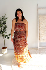 Daytripper Tube Maxi Dress In Temple