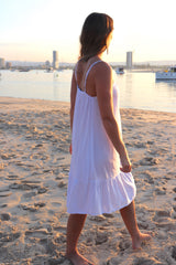 Oasis Dress in White