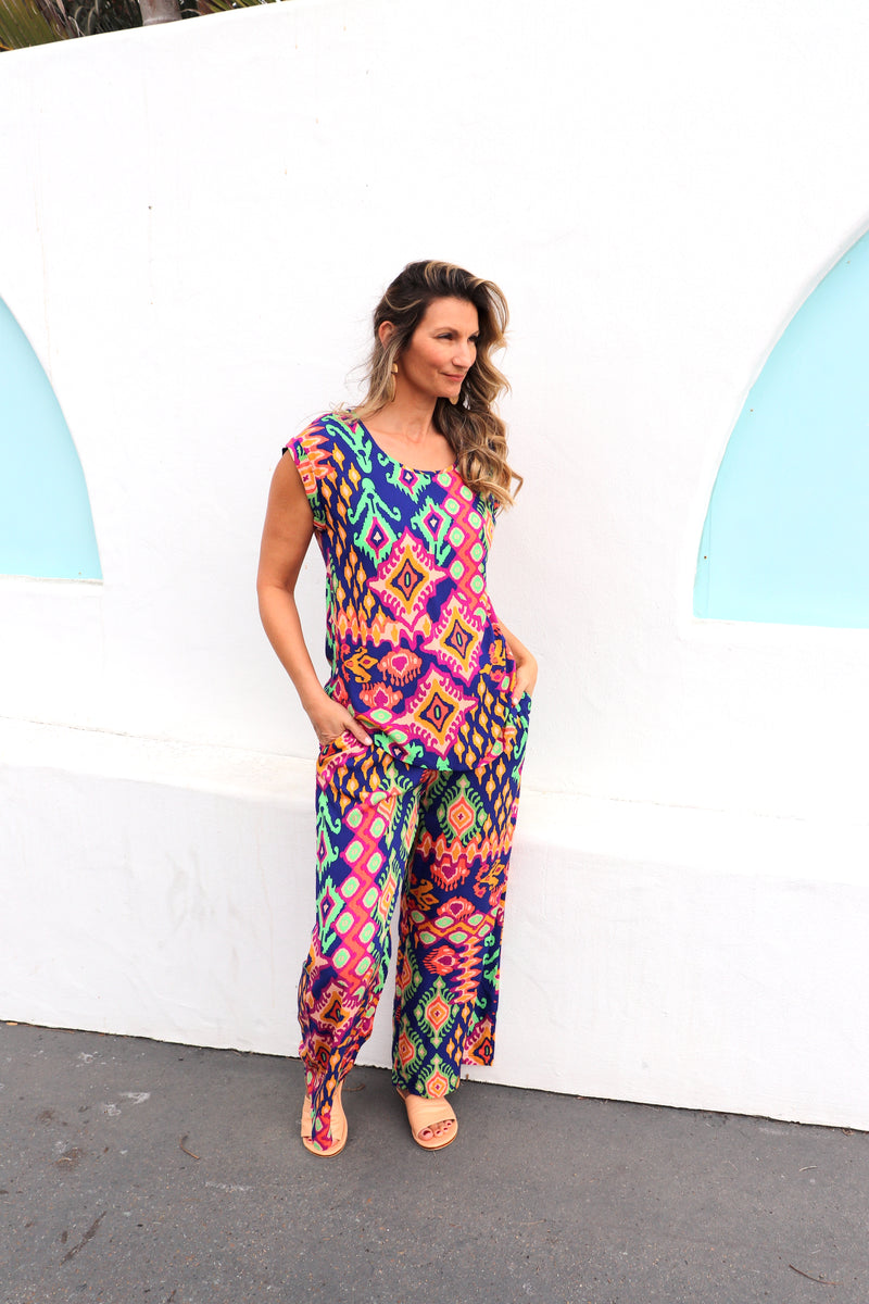 Hope Wide Leg Pant in Morocco