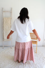 Manhattan Cotton Tee in White