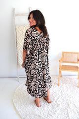 Lux Muu Muu in Ibiza Black/Taupe