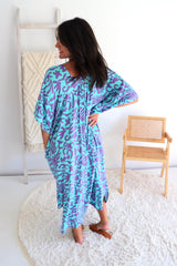 Lux Muu Muu in Ibiza Blue/Purple