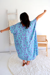 Lux Muu Muu in Ibiza Blue/Purple