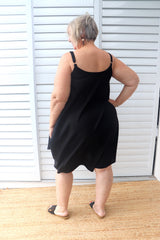 Short Swing Dress In Black