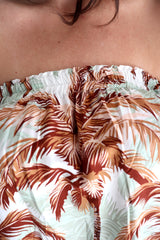 Maldives Short Jumpsuit In Coco Palm