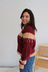 Minnesota Sweater in Berry