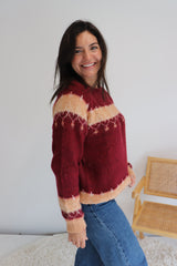 Minnesota Sweater in Berry