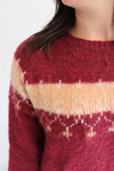 Minnesota Sweater in Berry