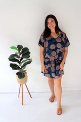 Ultimate Short Beach Dress In Blue Tea