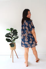 Ultimate Short Beach Dress In Blue Tea