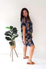 Ultimate Short Beach Dress In Blue Tea