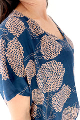 Ultimate Short Beach Dress In Blue Tea