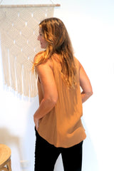 Seabreeze Singlet Top in Cinnamon