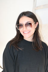 Clear Aviator Sunglasses