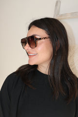 Tortoise Shell Aviator Sunglasses