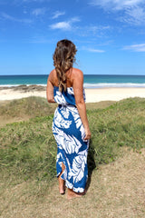 Daytripper Tube Maxi Dress In Samoa Blue