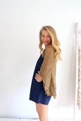 Travel Cardi in Milk Chocolate