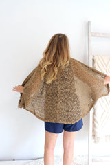 Travel Cardi in Milk Chocolate