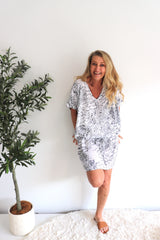 Ultimate Short Beach Dress In Safari Grey