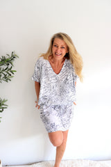 Ultimate Short Beach Dress In Safari Grey