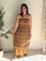 Daytripper Tube Maxi Dress In Temple