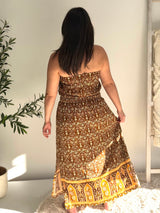 Daytripper Tube Maxi Dress In Temple