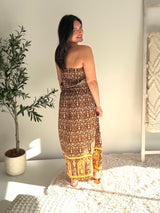 Daytripper Tube Maxi Dress In Temple