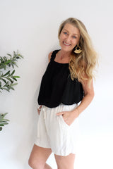 Vienna Top in Black