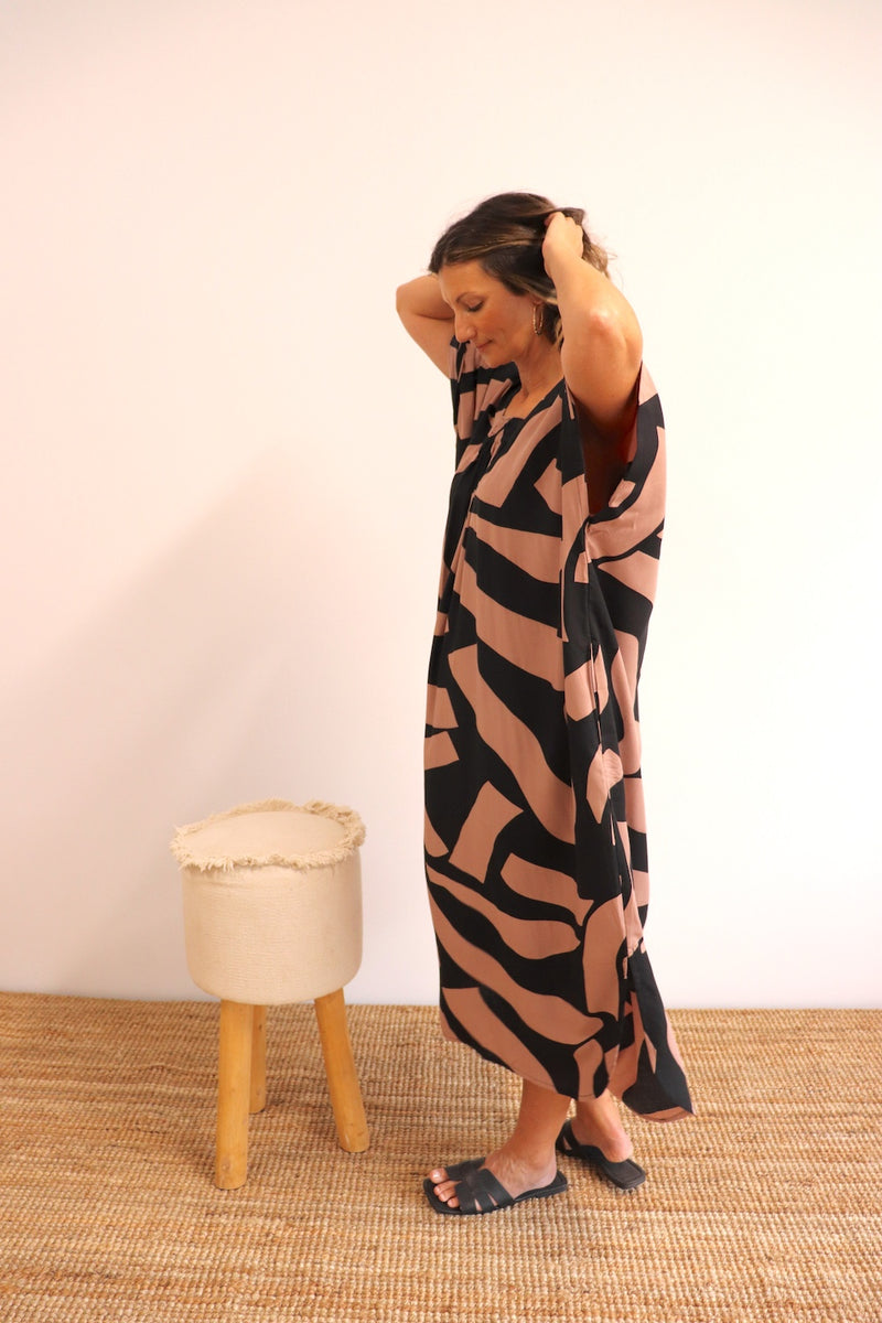 Lux Muu Muu in Emperor Chocolate Black