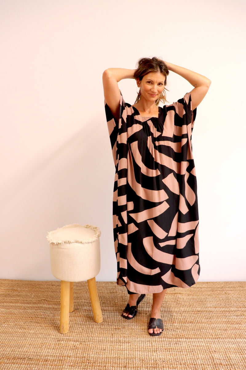 Lux Muu Muu in Emperor Chocolate Black