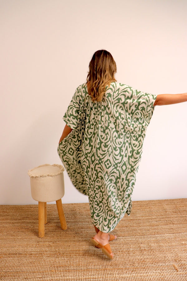 Lux Muu Muu in Artifact Olive