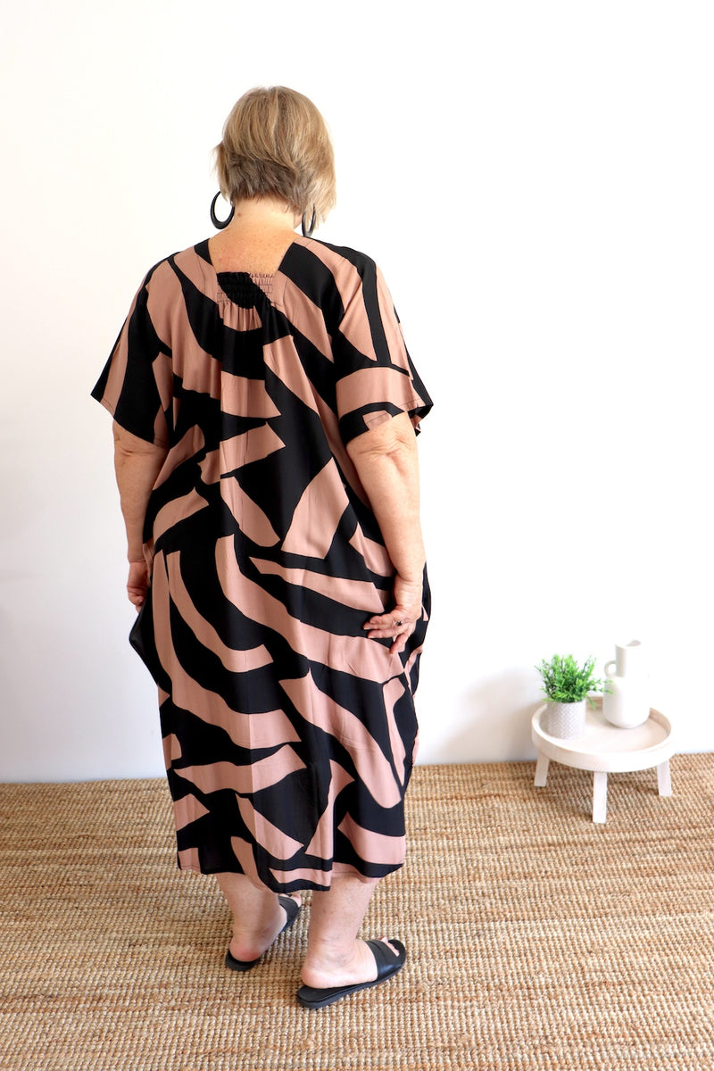 Lux Muu Muu in Emperor Chocolate Black