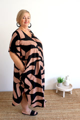 Lux Muu Muu in Emperor Chocolate Black