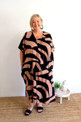 Lux Muu Muu in Emperor Chocolate Black