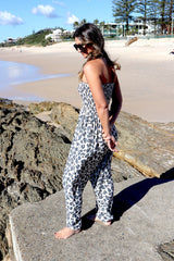 Genie Jumpsuit in Grey Jaguar
