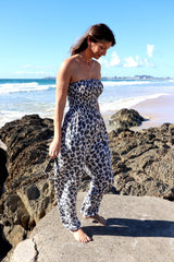 Genie Jumpsuit in Grey Jaguar