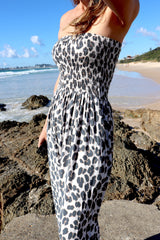 Genie Jumpsuit in Grey Jaguar