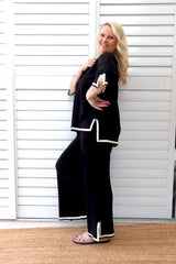 Elodie Knit Set in Chocolate