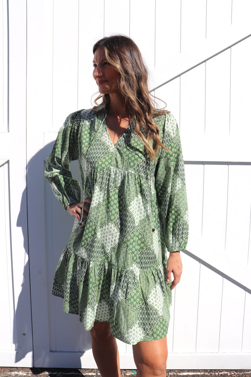 Layla Longsleeve Baby Doll Dress