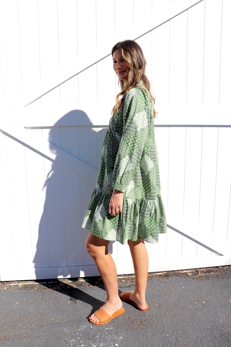 Layla Longsleeve Baby Doll Dress