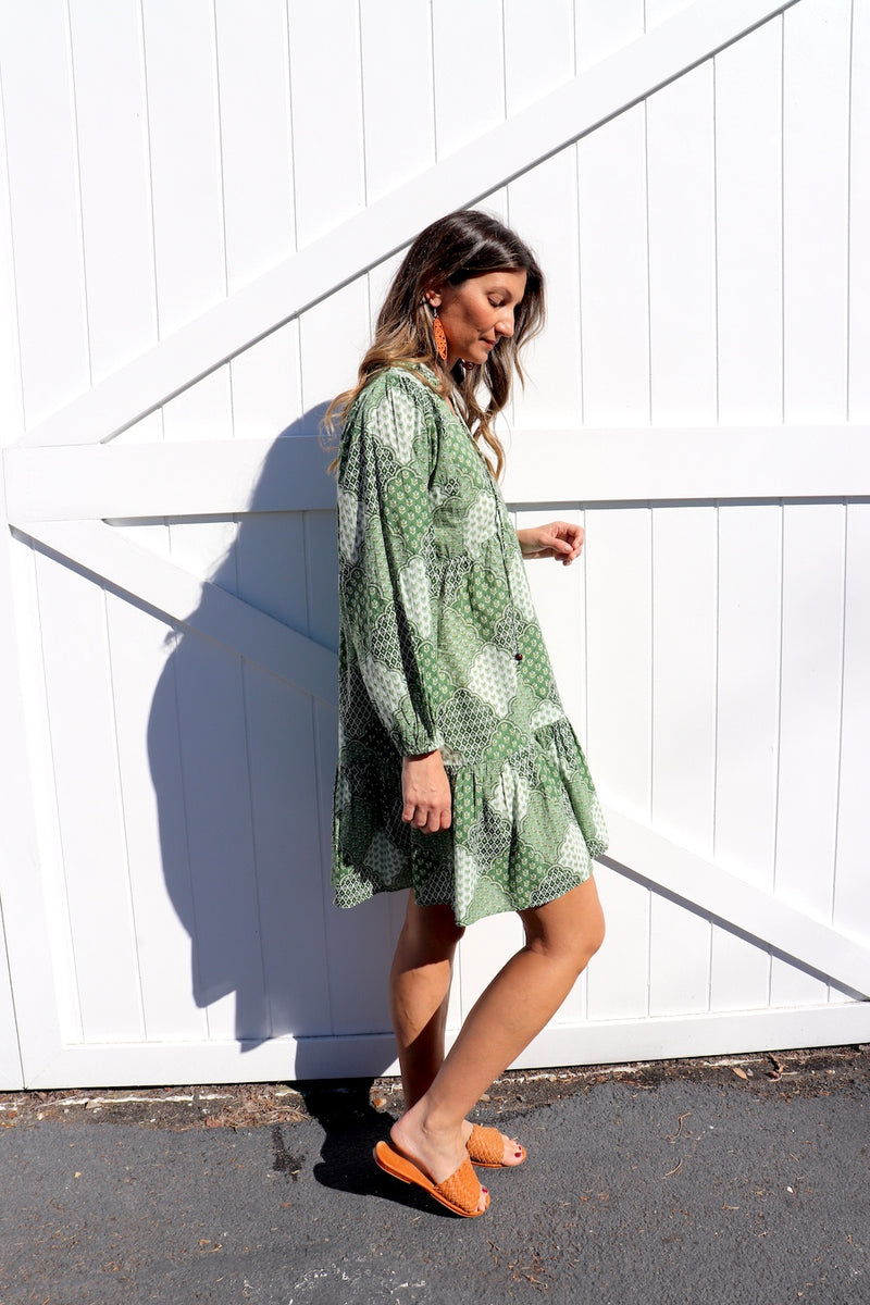 Layla Longsleeve Baby Doll Dress