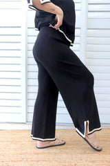 Elodie Knit Set in Black
